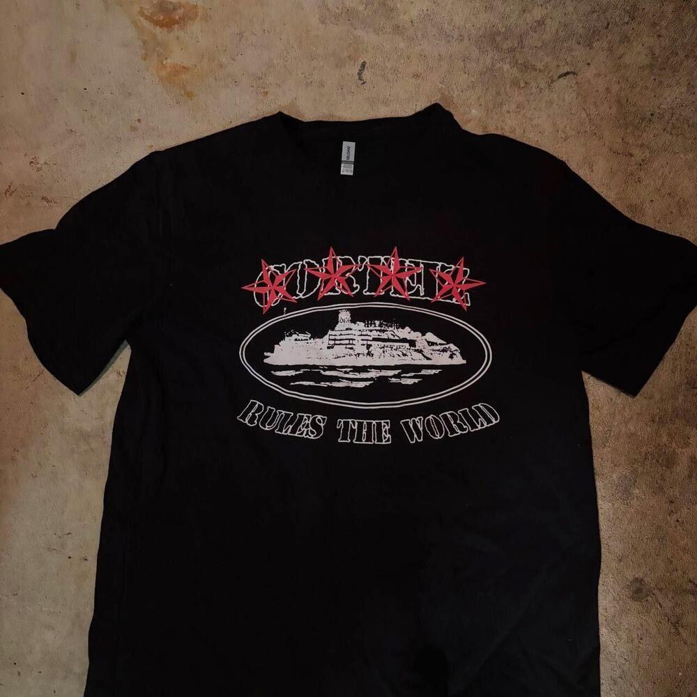 Black And Red Punk-Inspired Tee